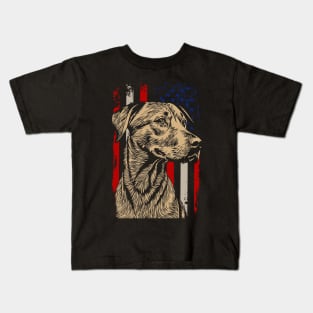 Noble Nuzzles Rhodesian Ridgeback Merch Kids T-Shirt